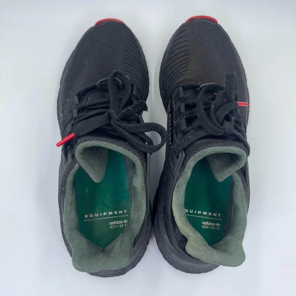 Adidas EQT Support ADV / 91-17 Sneakers Men Size 10 Black Athletic Running Shoes